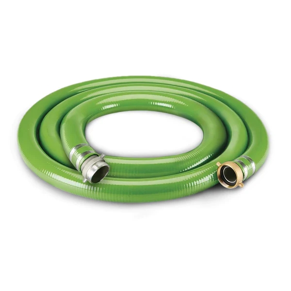 Taixu PVC 10 FT Suction Hose, 50 FT Discharge Hose, and Strainer Kit with Pin Lug Couplings
